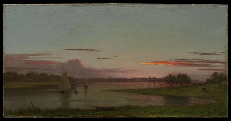 Tramonto, Black Rock, Connecticut - Martin Johnson Heade