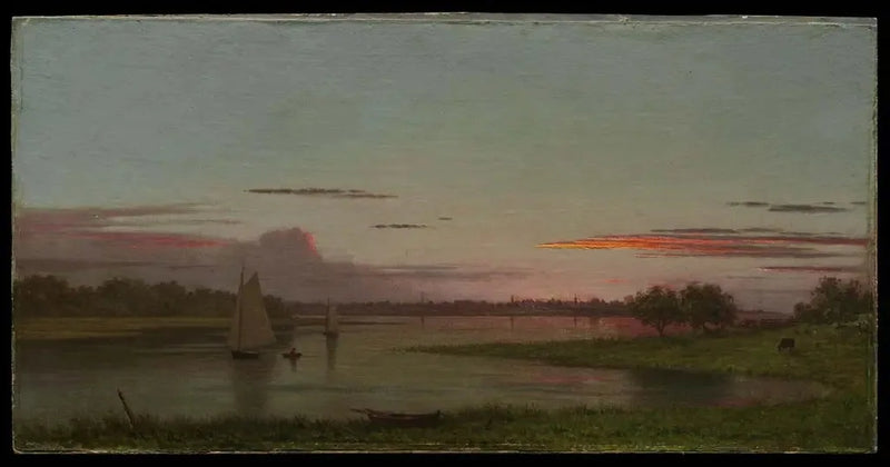 Tramonto, Black Rock, Connecticut - Martin Johnson Heade