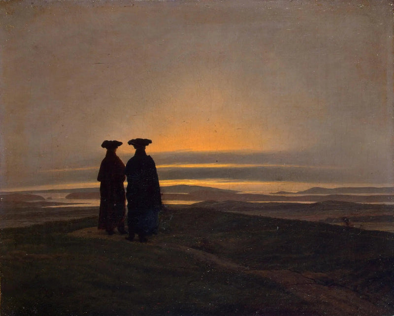 Tramonto - Caspar David Friedrich