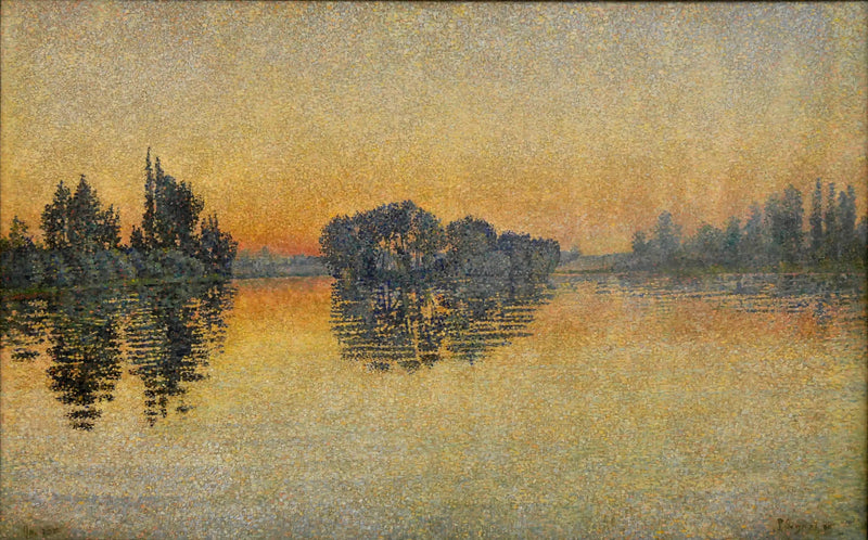 Tramonto, Herblay, Opus 206 - Paul Signac