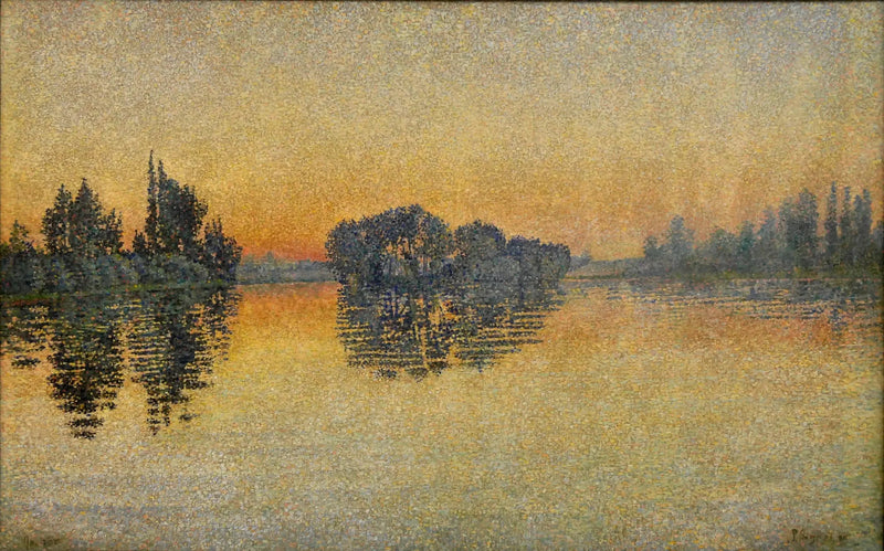 Tramonto, Herblay, Opus 206 - Paul Signac
