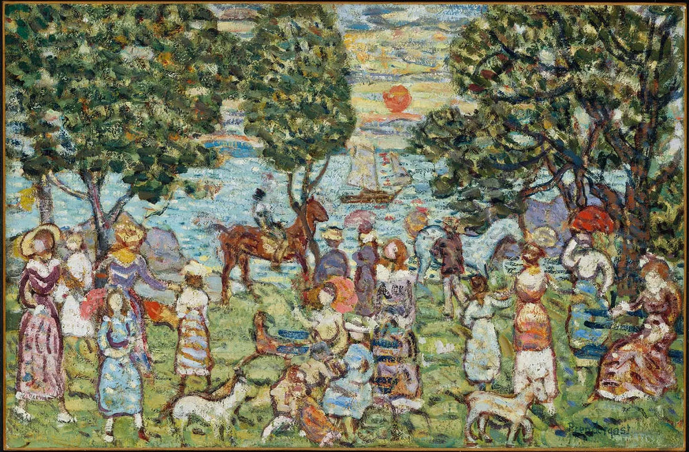 Coucher de soleil - Maurice Prendergast - Alpha Reproduction