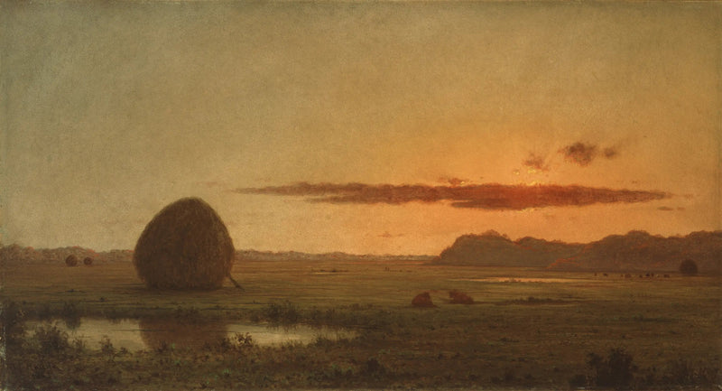 Tramonto, Newburyport Meadows - Martin Johnson Heade