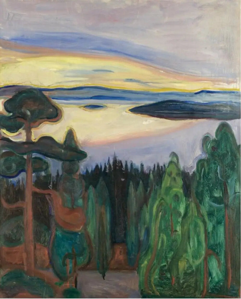 Tramonto, Nordstrand - Edvard Munch