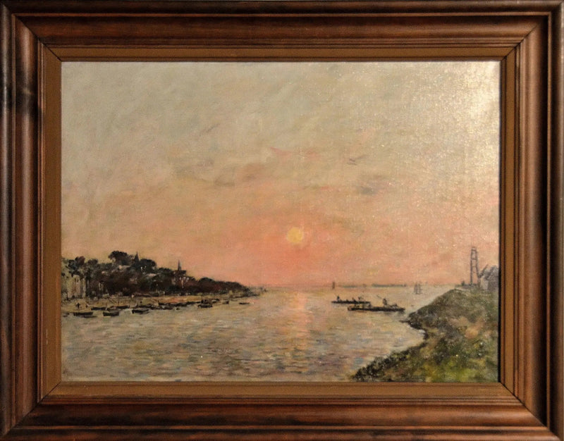 Tramonto, Saint-Valéry-sur-Somme - Eugène Boudin