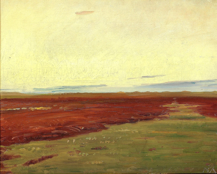 Tramonto su Brovandene, Skagen. -Michael Peter Ancher
