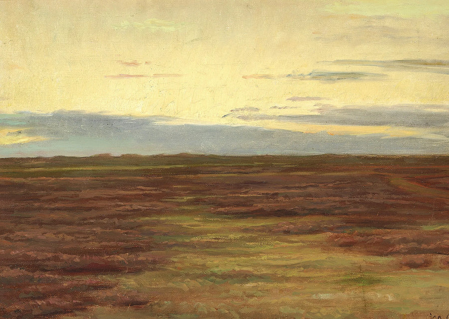 Tramonto su Brovandene, a sud di Skagen. -Michael Peter Ancher