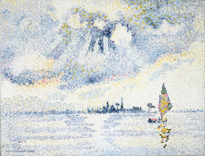 Tramonto sulla laguna di Venezia - Henri-Edmond Cross