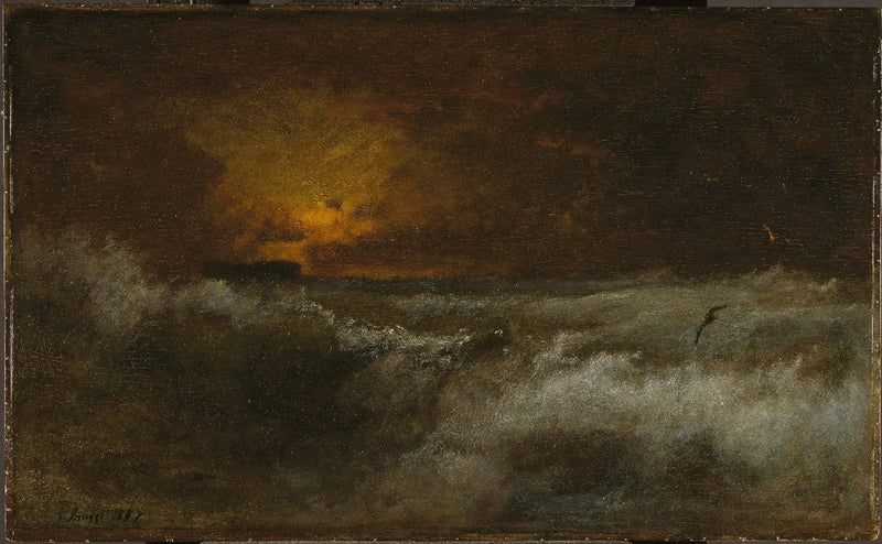Tramonto sul mare - George Inness
