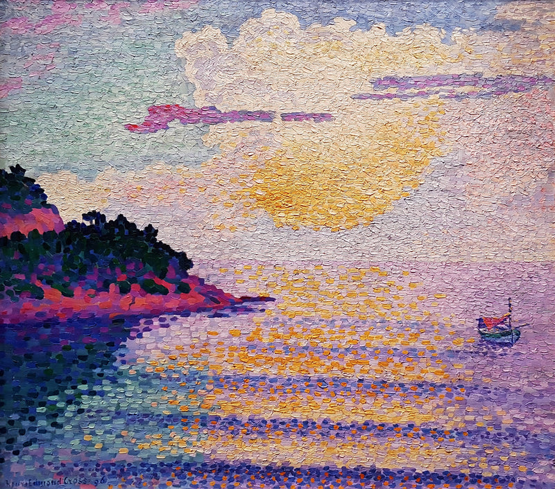 Tramonto sul mare - Henri-Edmond Cross