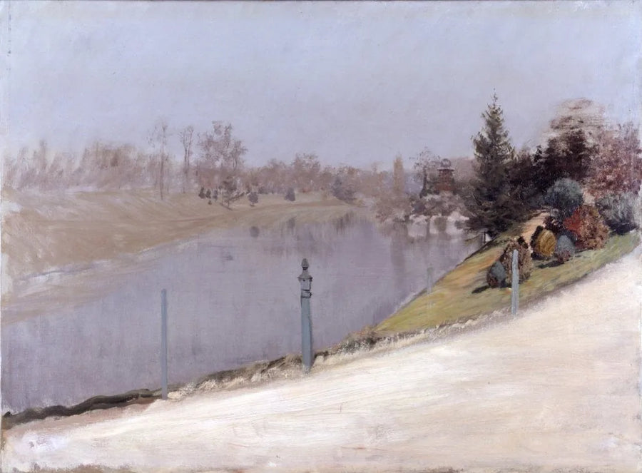 Tramonto sul Senna - Giuseppe De Nittis