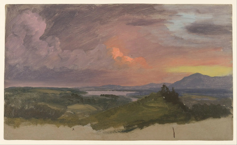 Tramonto sulla valle dell'Hudson - Frederic Edwin Church