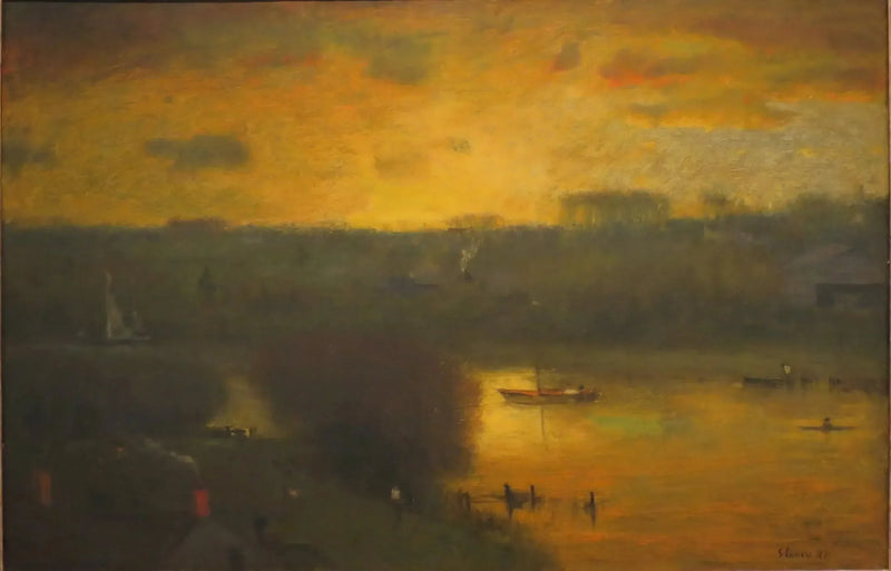 Tramonto sul Passaic - George Inness