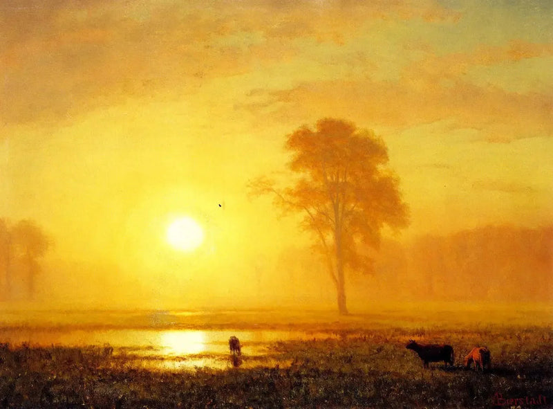 Tramonto sulle pianure - Albert Bierstadt