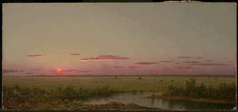 Tramonto su Long Beach - Martin Johnson Heade