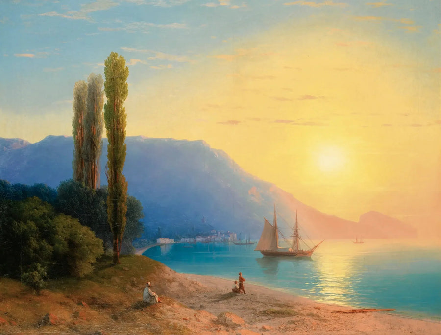 Tramonto su Yalta - Ivan Aïvazovski