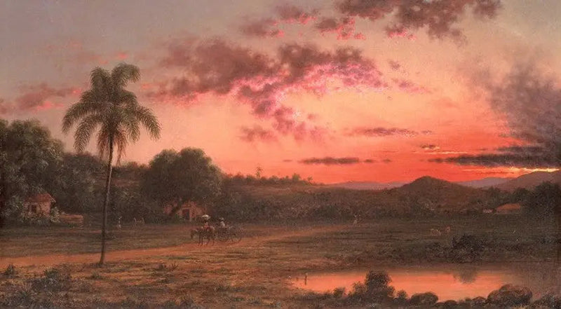 Tramonto: una scena in Brasile - Martin Johnson Heade