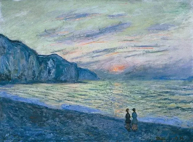 Tramonto a Pourville W781 - Claude Monet
