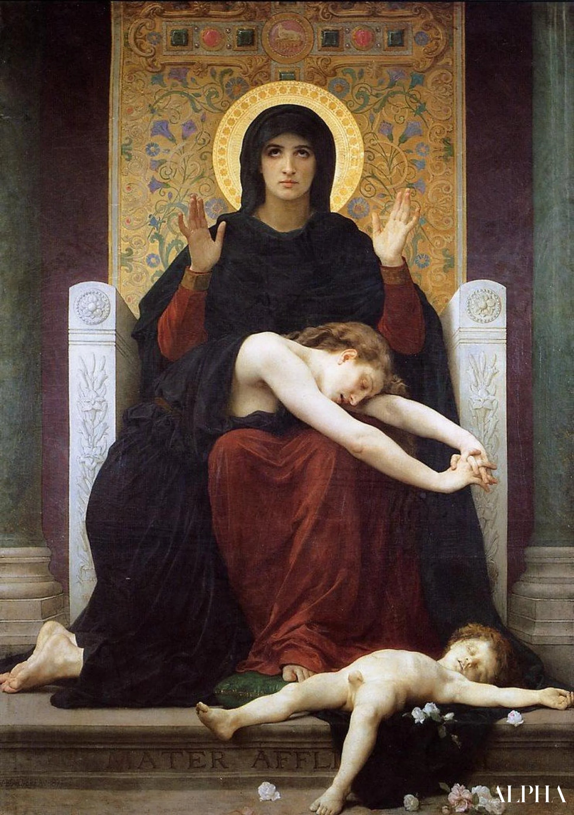 Couette vergine - William Bouguereau - Riproduzioni di quadri e dipinti di alta gamma