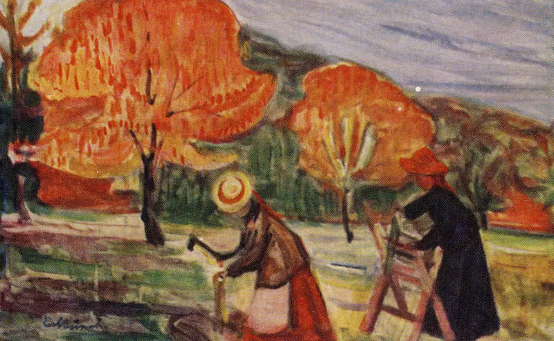 Taglio e Dimensione del legno - Edvard Munch