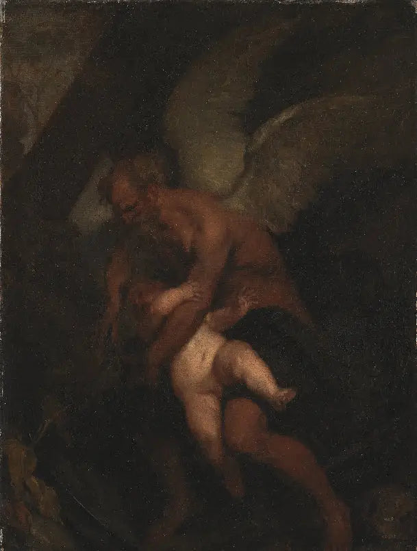 Tagliare il tempo con le ali di Cupido - Antoine van Dyck