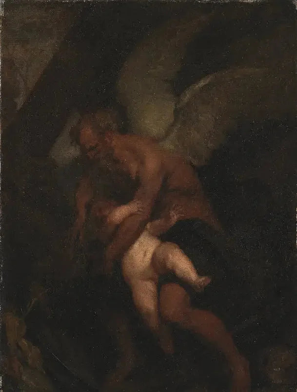 Tagliare il tempo con le ali di Cupido - Antoine van Dyck
