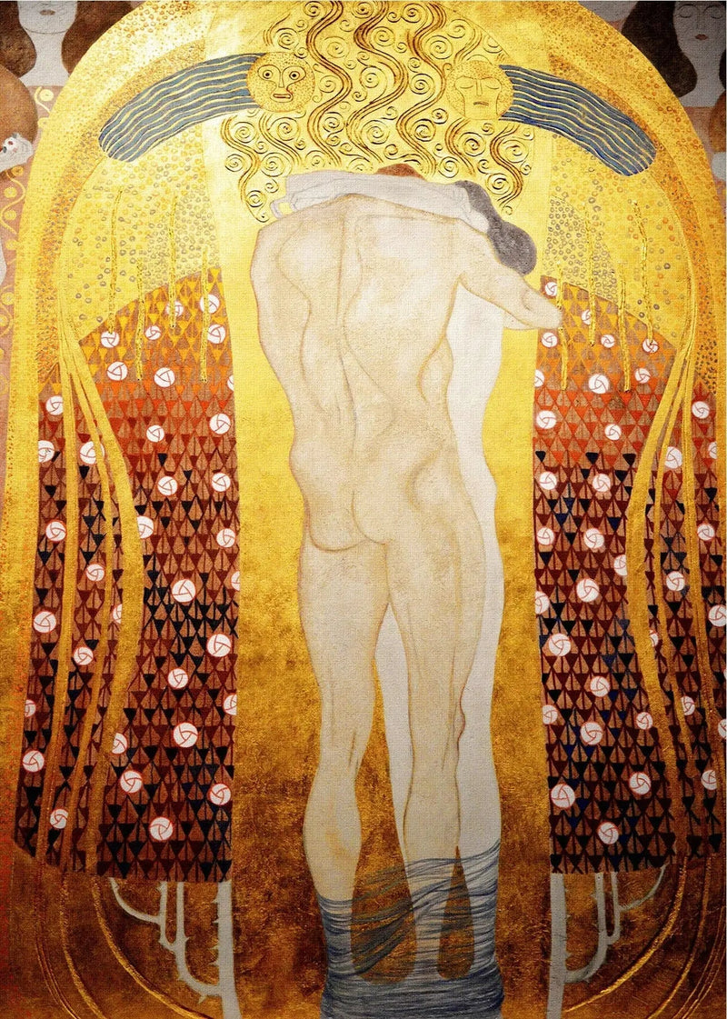 Coppia abbracciata (Fregio Beethoven) - Gustav Klimt