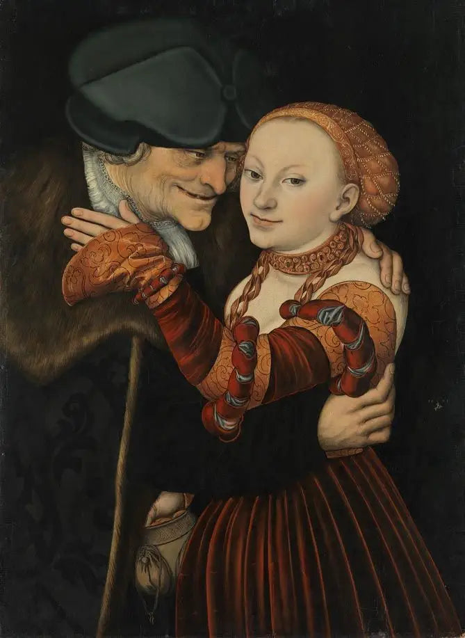 Coppia mal assortita - Lucas Cranach il Vecchio