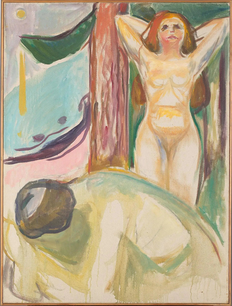 Coppia nuda sulla spiaggia - Edvard Munch
