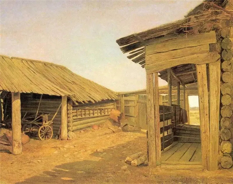 Corte del villaggio - Ivan Chichkine