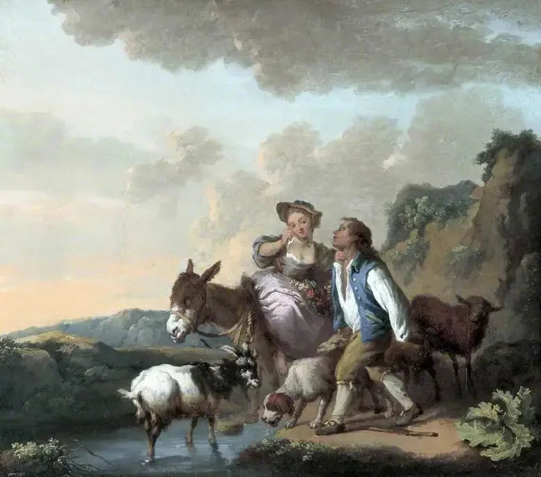 Rustico cortile - François Boucher