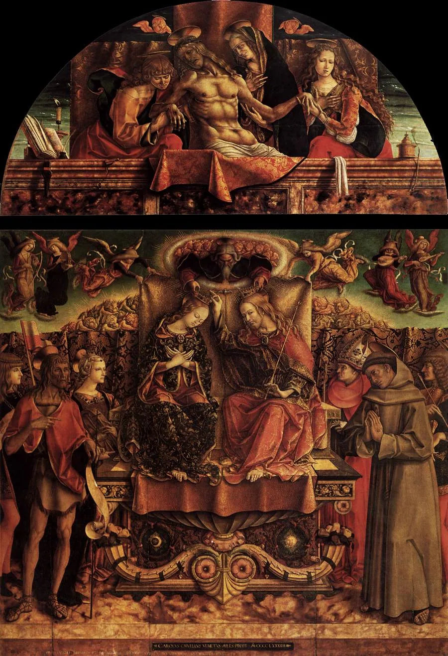 Incoronazione della Vergine - Carlo Crivelli