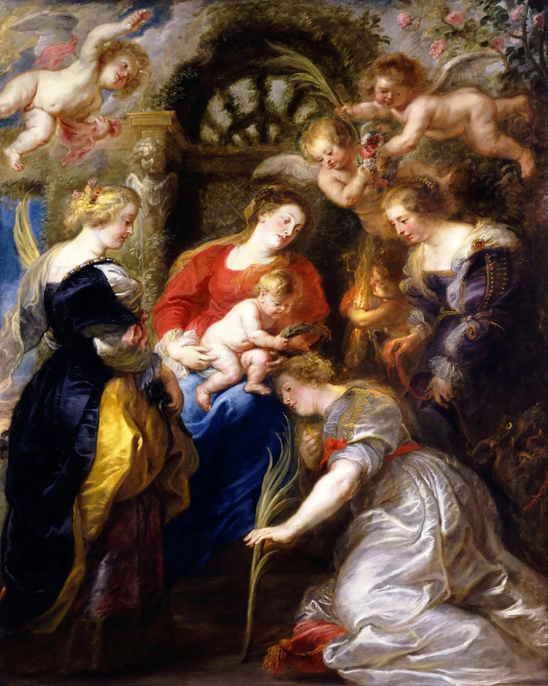 Incoronazione di Santa Caterina - Peter Paul Rubens