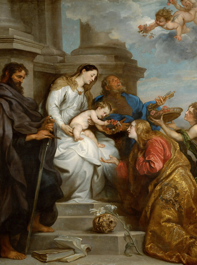 Incoronazione di Santa Rosalia - Antoine van Dyck