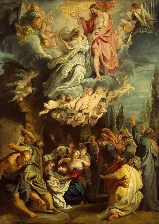 Incoronazione e Assunzione della Vergine - Peter Paul Rubens