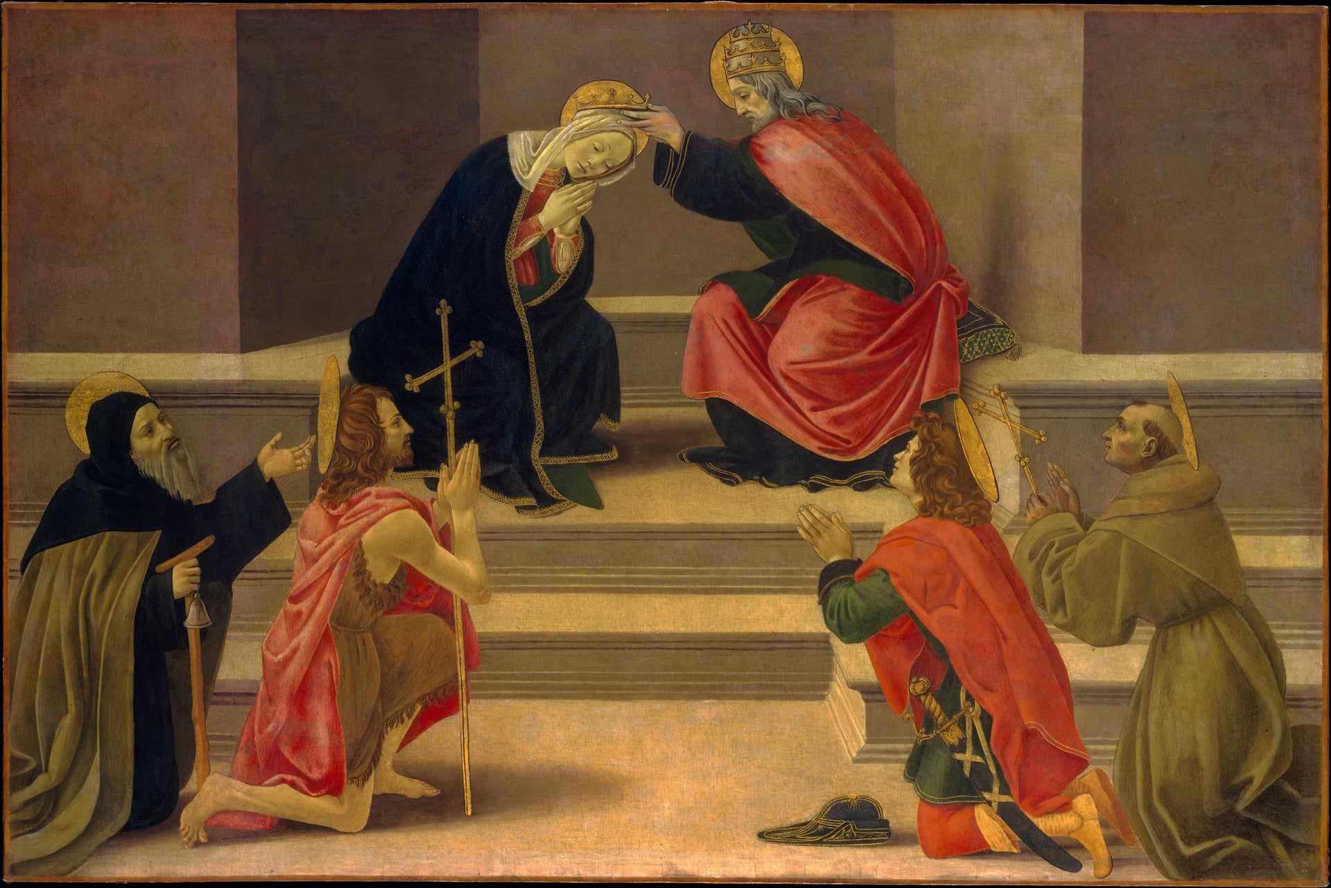 Le Couronnement de la Vierge - Botticelli