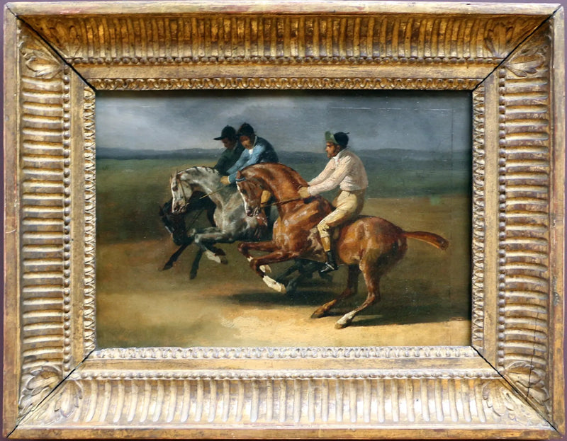 Corsa di cavalli montati - Théodore Géricault