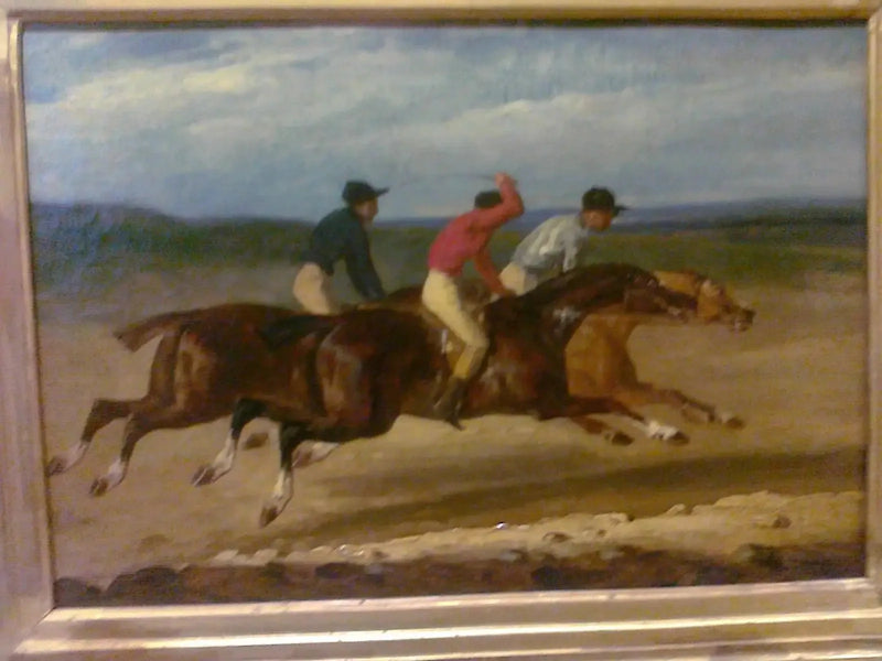 Corsa di cavalli montati - Théodore Géricault