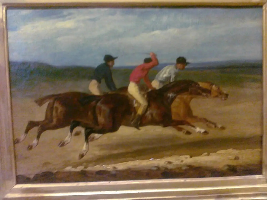 Corsa di cavalli montati - Théodore Géricault