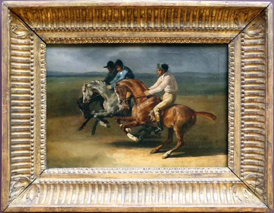 Corsa di cavalli montati - Théodore Géricault