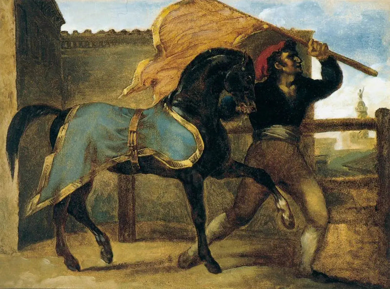 Corsa di cavalli - Théodore Géricault