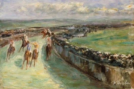 Courses de cheval - Max Liebermann - Reproductions de tableaux et peintures haut de gamme