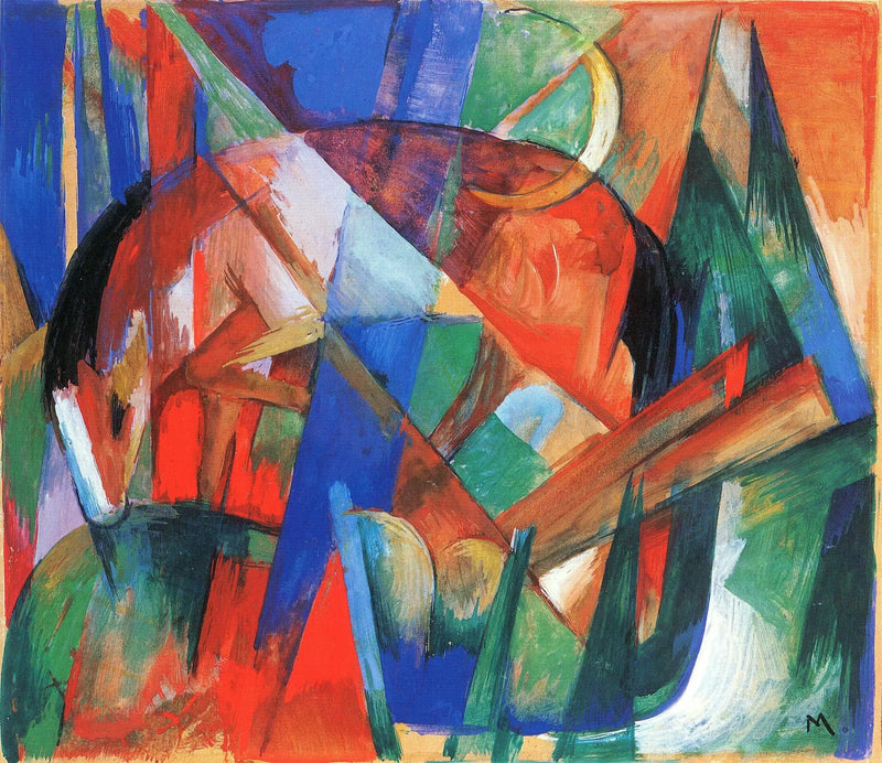 Creatura mitica II (cavallo) - Franz Marc