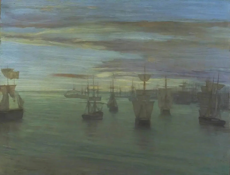 Crepuscolo color carne e verde: Valparaiso - James Abbott McNeill Whistler