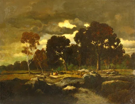 Crepuscolo in una foresta - Théodore Rousseau