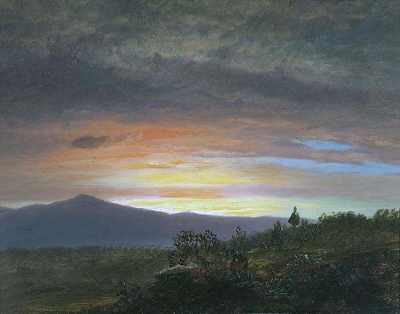 Crépuscule Mont Ktaadn - Frederic Edwin Church - Alpha Reproduction