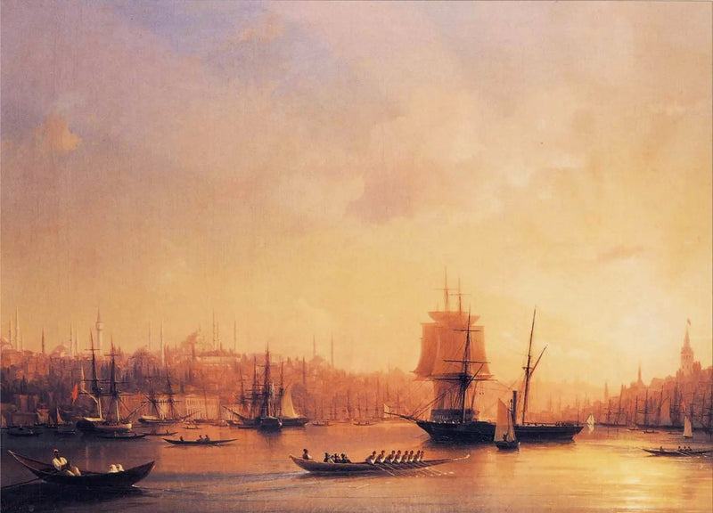 Tramonto sul Corno d'Oro - Ivan Aïvazovski