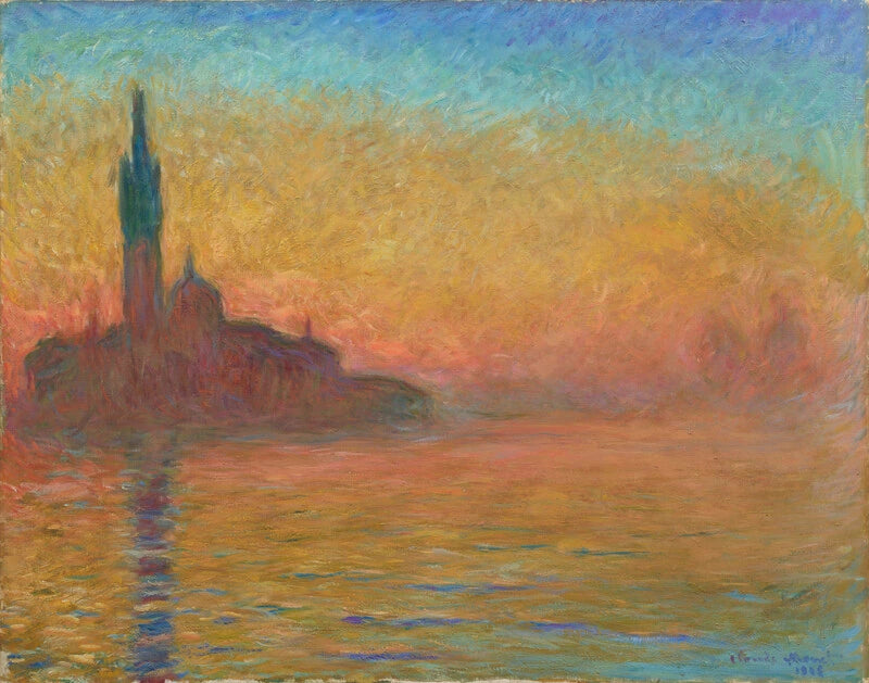 Crepuscolo a Venezia W1769 - Claude Monet