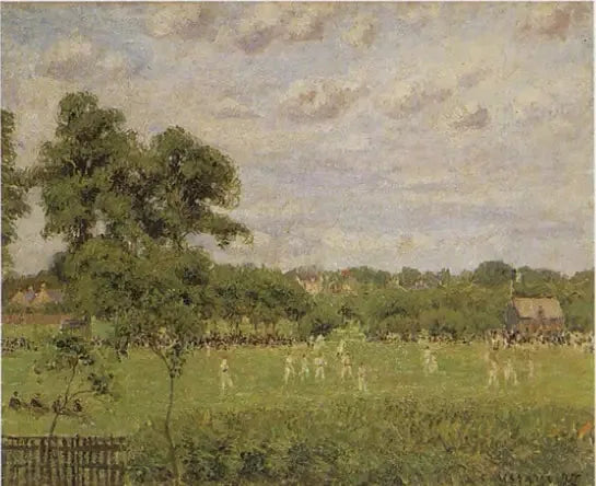 Cricket à Bedford Park, Londres - Camille Pissarro image 1 reproduction artisanale de tableau