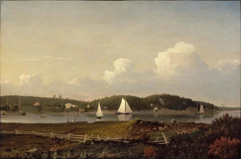 Riva d'acqua dolce da Dolliver's Neck, Gloucester - Fitz Henry Lane